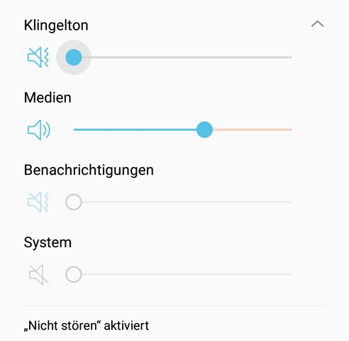[Android]- Kann ich die Reihenfolge der Lautstärkeanzeige ändern?