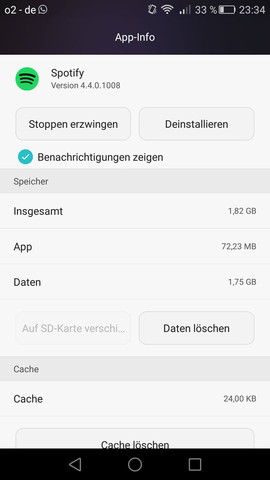 Android App Verschieben Nicht Moglich Handy Spotify