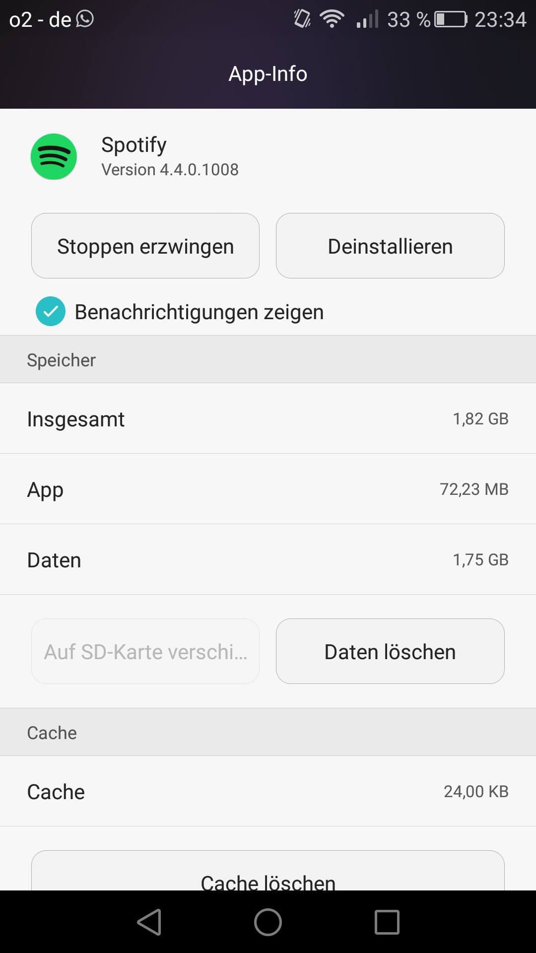 Android App Verschieben Nicht Moglich Handy Spotify
