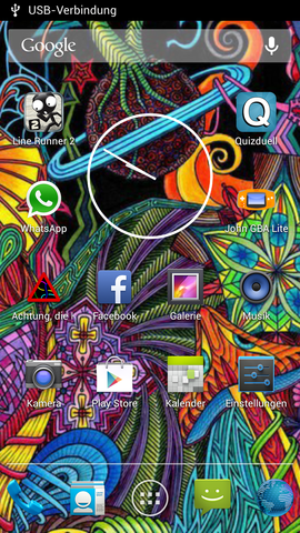 Android Hintergrundbild Vollbild