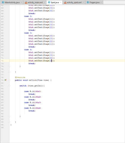 - (Programmieren, Informatik, Java)