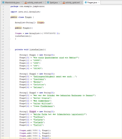 - (Programmieren, Informatik, Java)
