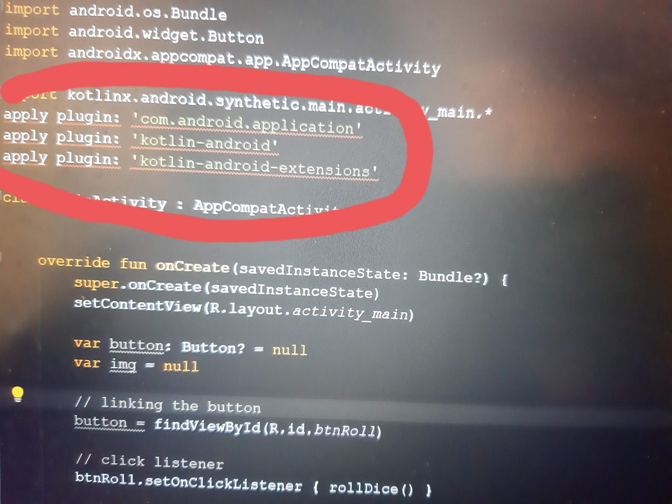 Android Studio Kotlin - Expecting a top level declaration? (Computer ...