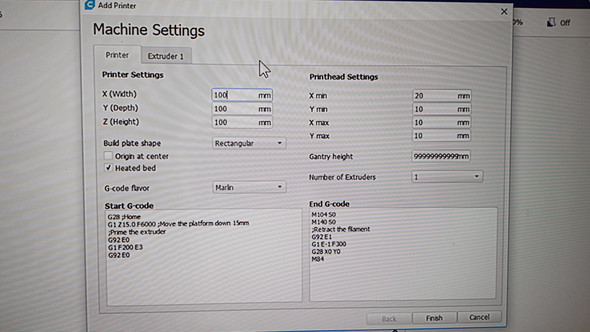 Anet A6 Cura Computer Technik Technologie