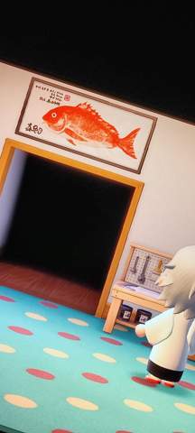 Animal Crossing Fisch Wandbild im echten Leben?