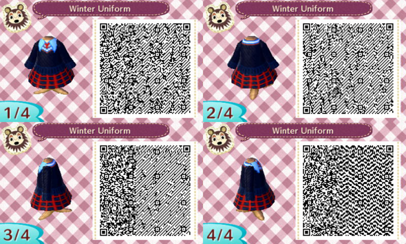 Animal Crossing New Leaf Qr Codes Als Kleidung Tragen Animal Crossing Qr Code