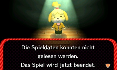 Der Fehler!! - (Nintendo 3DS, Animal Crossing)