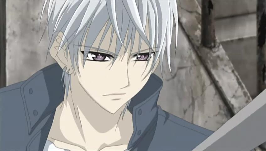 Anime Kerl mit weißen Haaren (Serie)