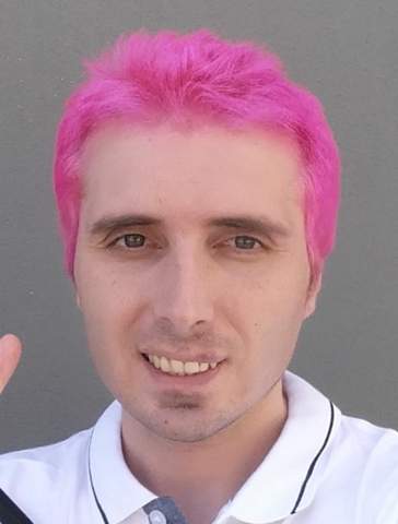 Anime Manner Bunte Haare Friseur Cosplay