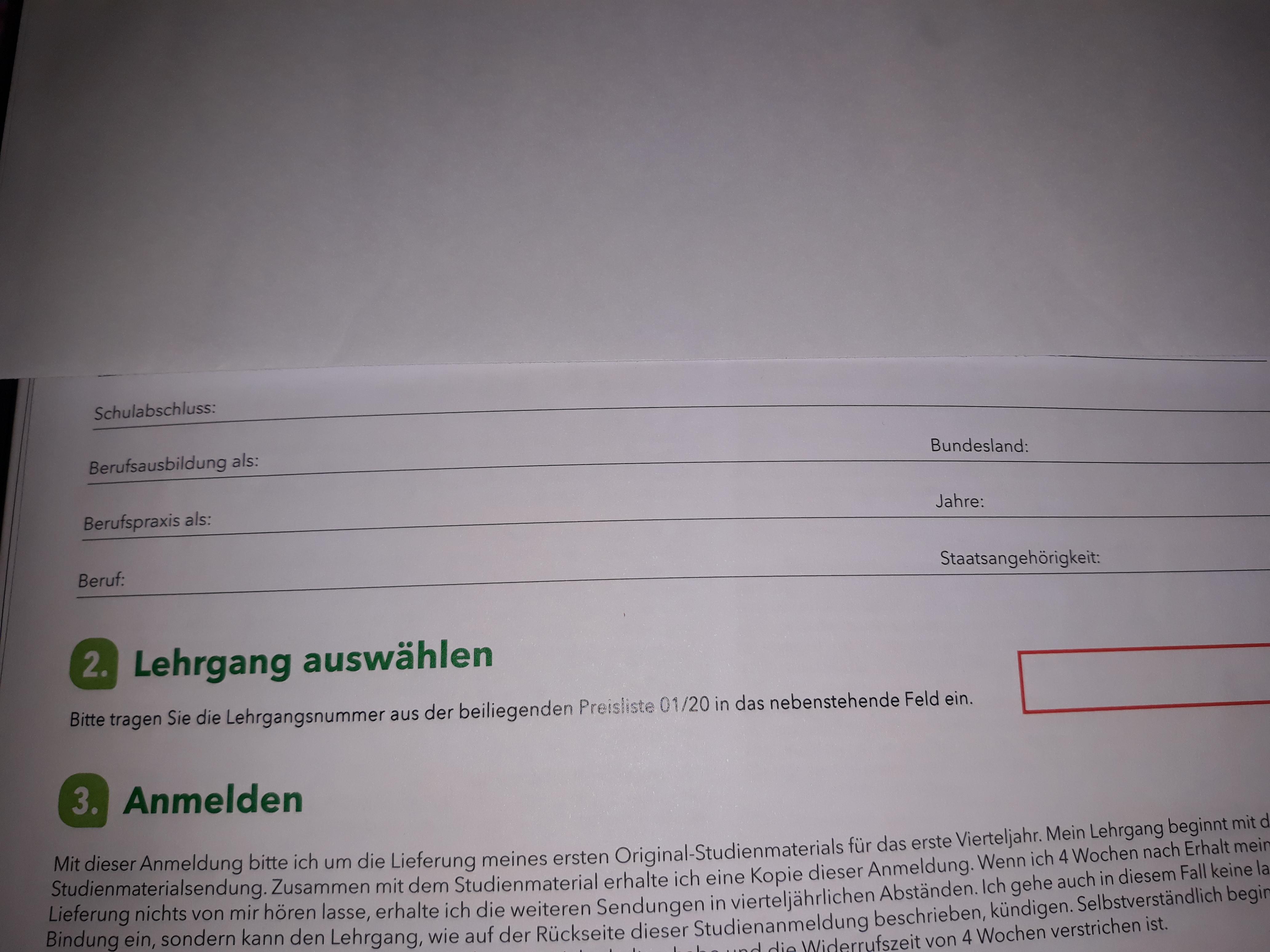 Anmeldung Zum Fernstudium Schule Ausbildung Und Studium Abitur