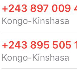 Hier sehr ihr 2 Anrufe von verschiedenen Nummern aus Afrika - (Handy)