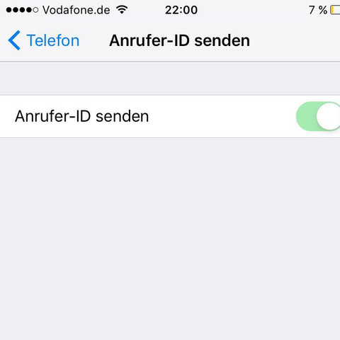 Sieht so aus - (Handy, Anruferid)