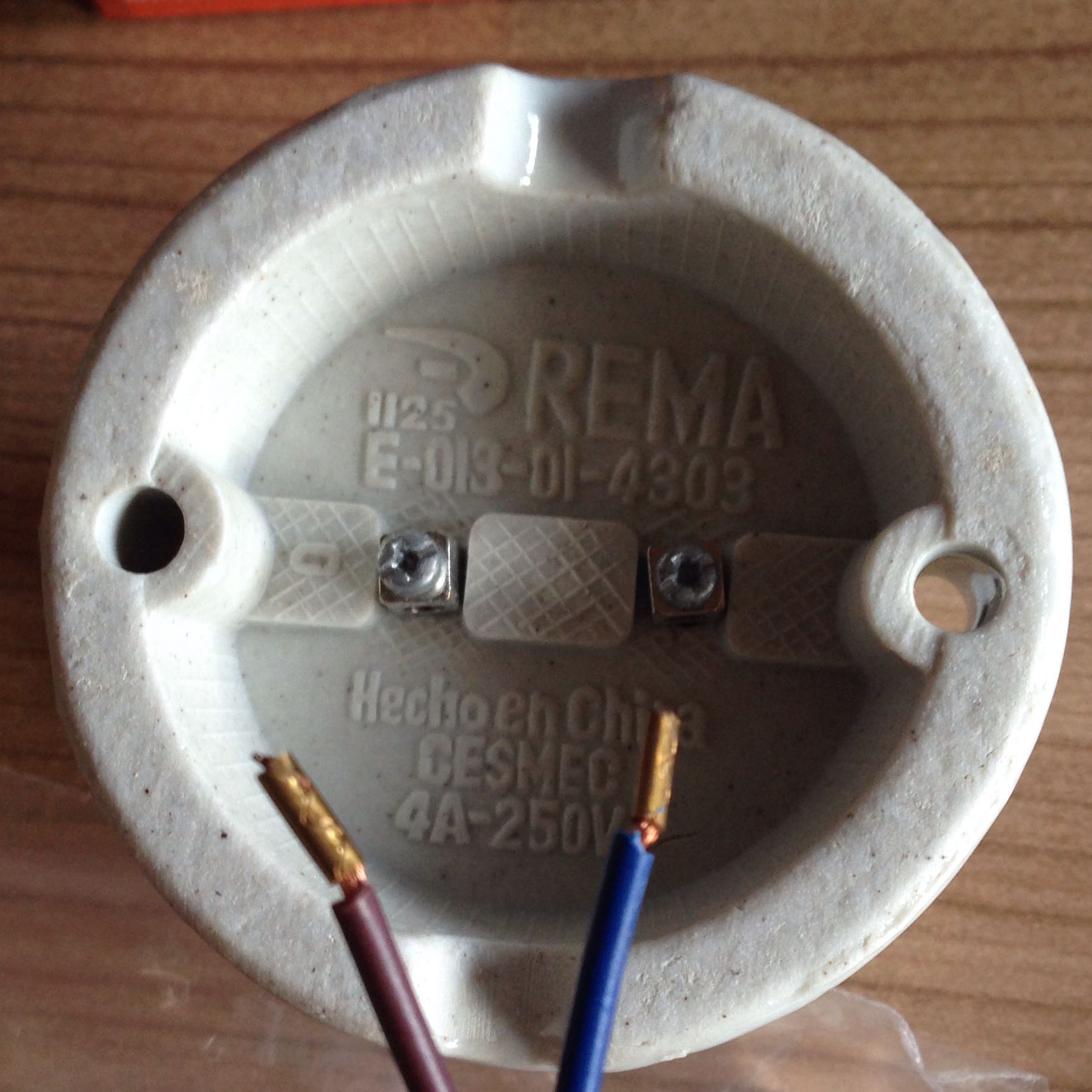 Anschluss Lampenfassung Strom Kabel Anschluss Lampenfassung Strom Kabel