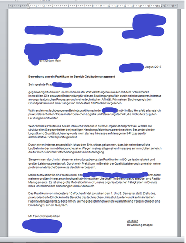 Anschreiben Fur Praktikumsbewerbung Im Studium Bewerbung Praktikum Brief Abgebrochenes Studium Anschreiben