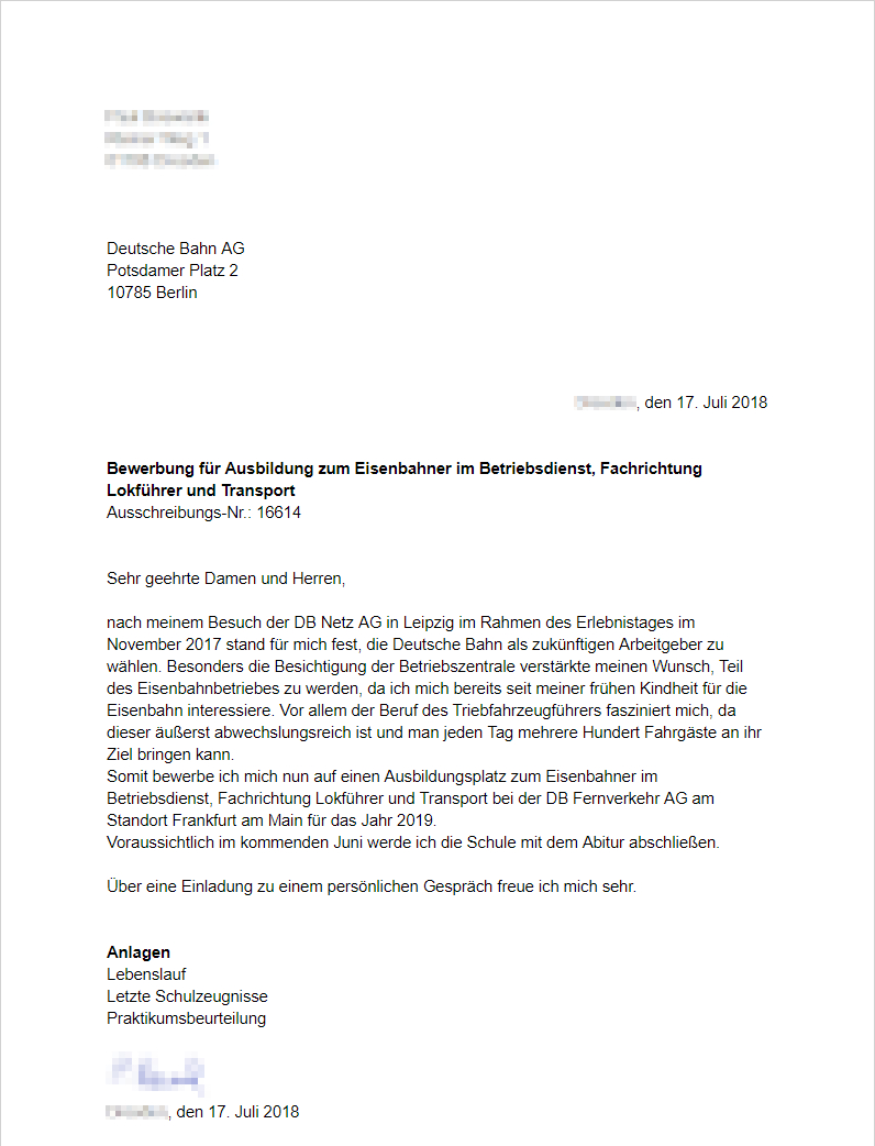 Anschreiben Und Lebenslauf So Ok Bewerbung Karriere Anlagen Anschreiben