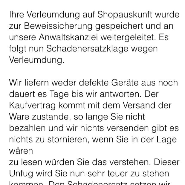 Anzeige wegen negativer Bewertung? (Rechtsanwalt, Klage, Verleumdung) Anzeige wegen negativer Bewertung? (Rechtsanwalt, Klage, Verleumdung)