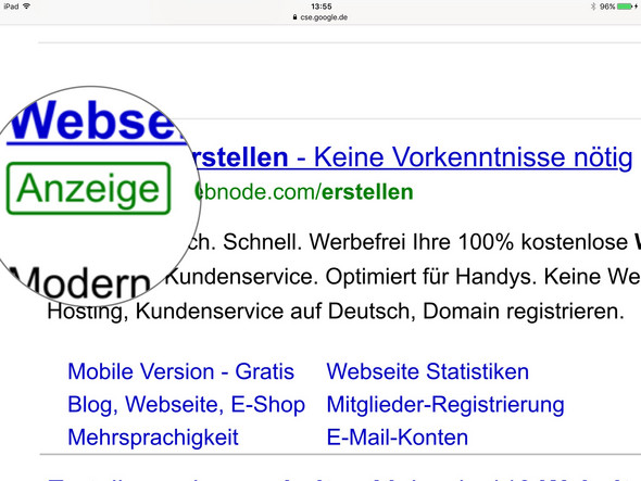- (Internet, Google, Werbung)