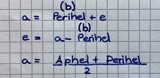 Aphel=a und Perihel=b?