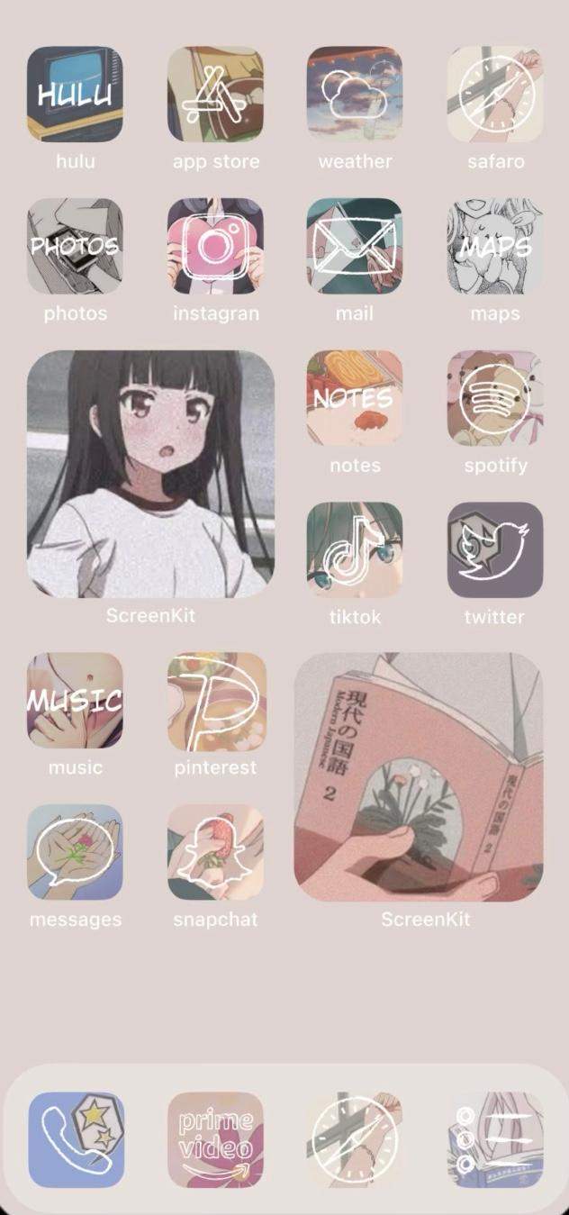 50 Free Anime App Icons for iOS/Android Devices