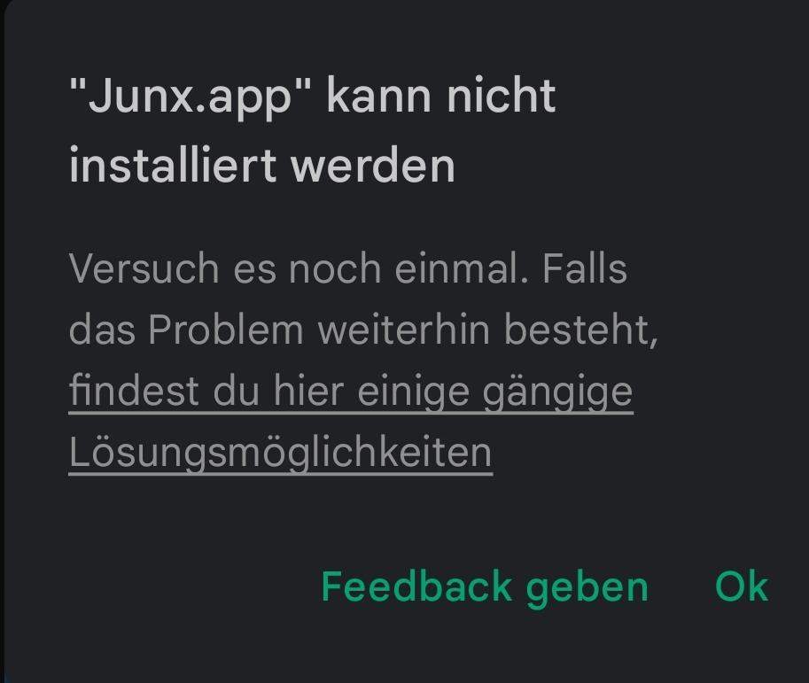 App Kann Nicht Am Standardspeicherort Installiert Werden Warum kann die App nicht installiert werden? (Handy, Google Play Store)