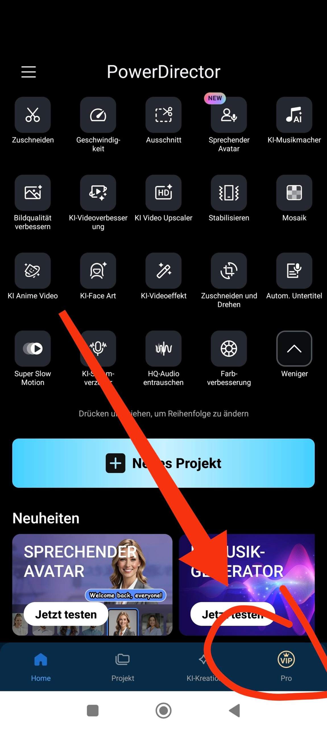 App PowerDirector Bewegungsverfolgung? (Apple, Android, Videobearbeitung)