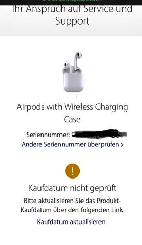Apple Airpods Garantie Check Technik Kopfhorer