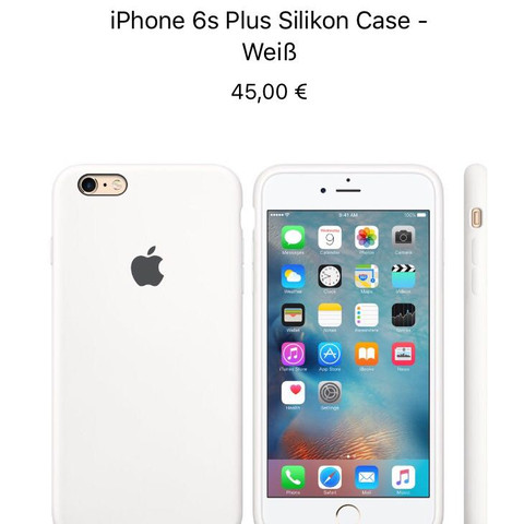 silikon case von apple - (Apple, Hülle)