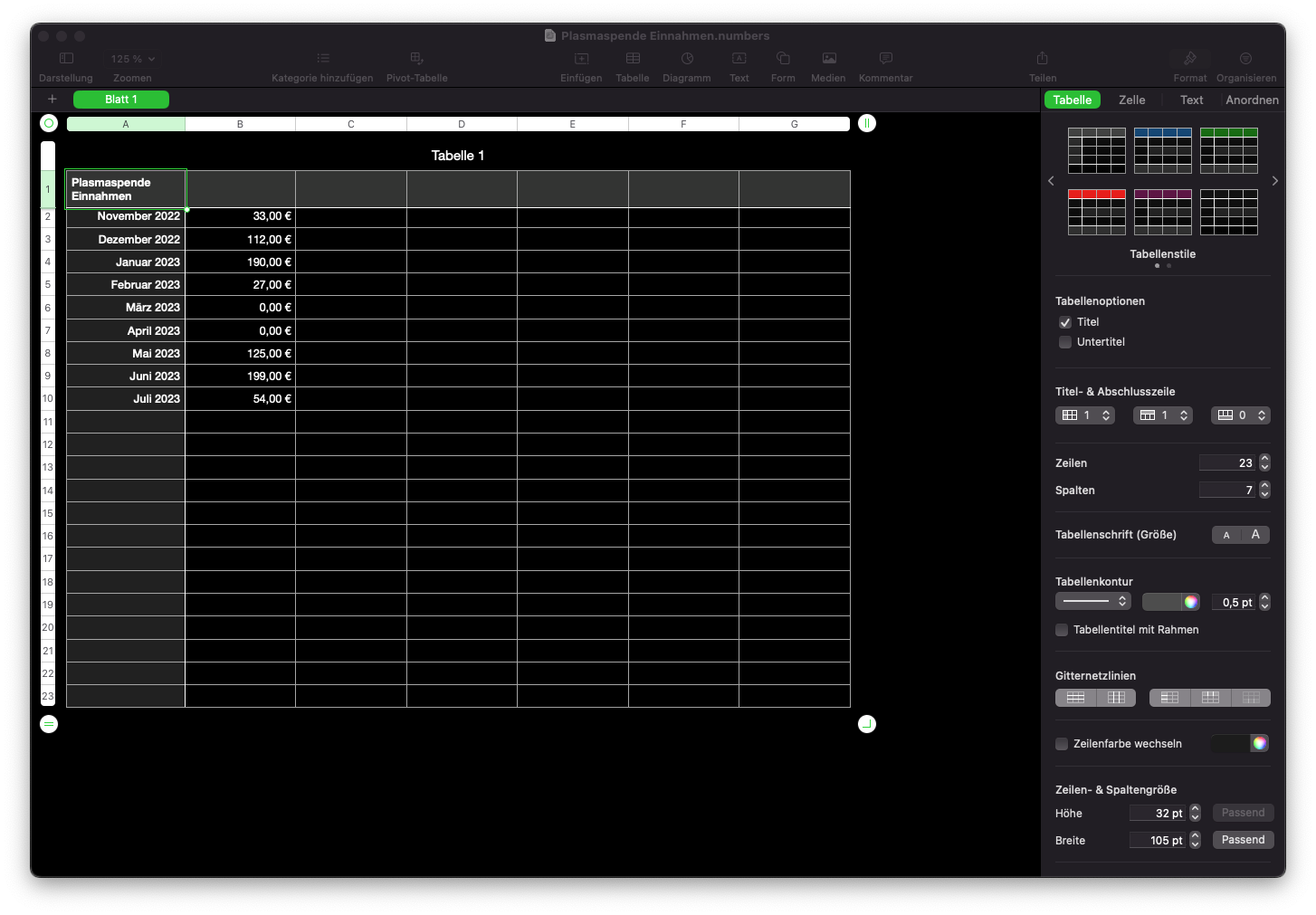 Apple Numbers Tabelle zusammenrechnen? (Microsoft Excel, Office)