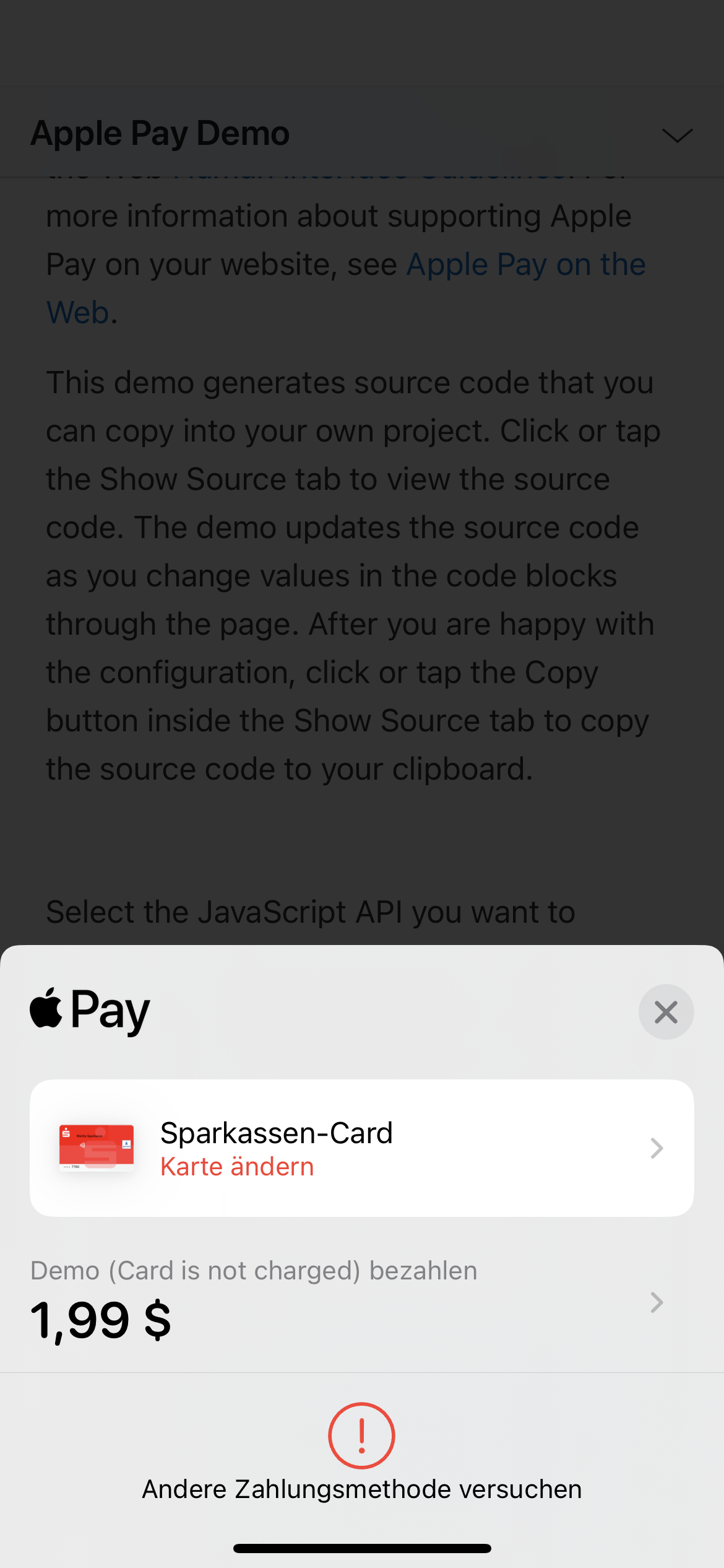 Apple Pay online? (iPhone)