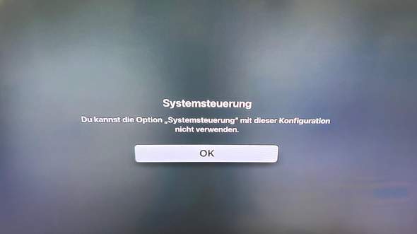 Apple TV 4K 2. Gen TV-Steuerung Problem?