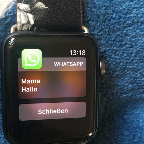Whats App wo antwortet man  - (Handy, Smartphone, Apple Watch)