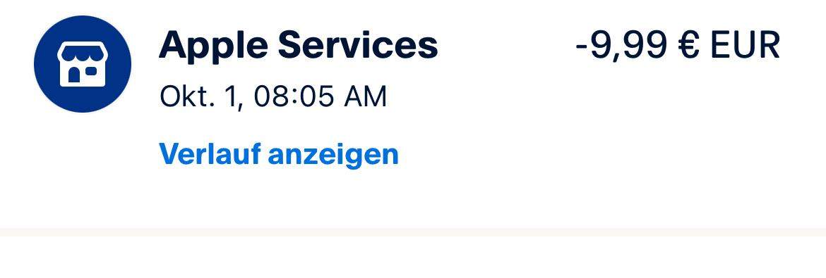 Apple zieht mir geld ab ohne laufenden vertrag?