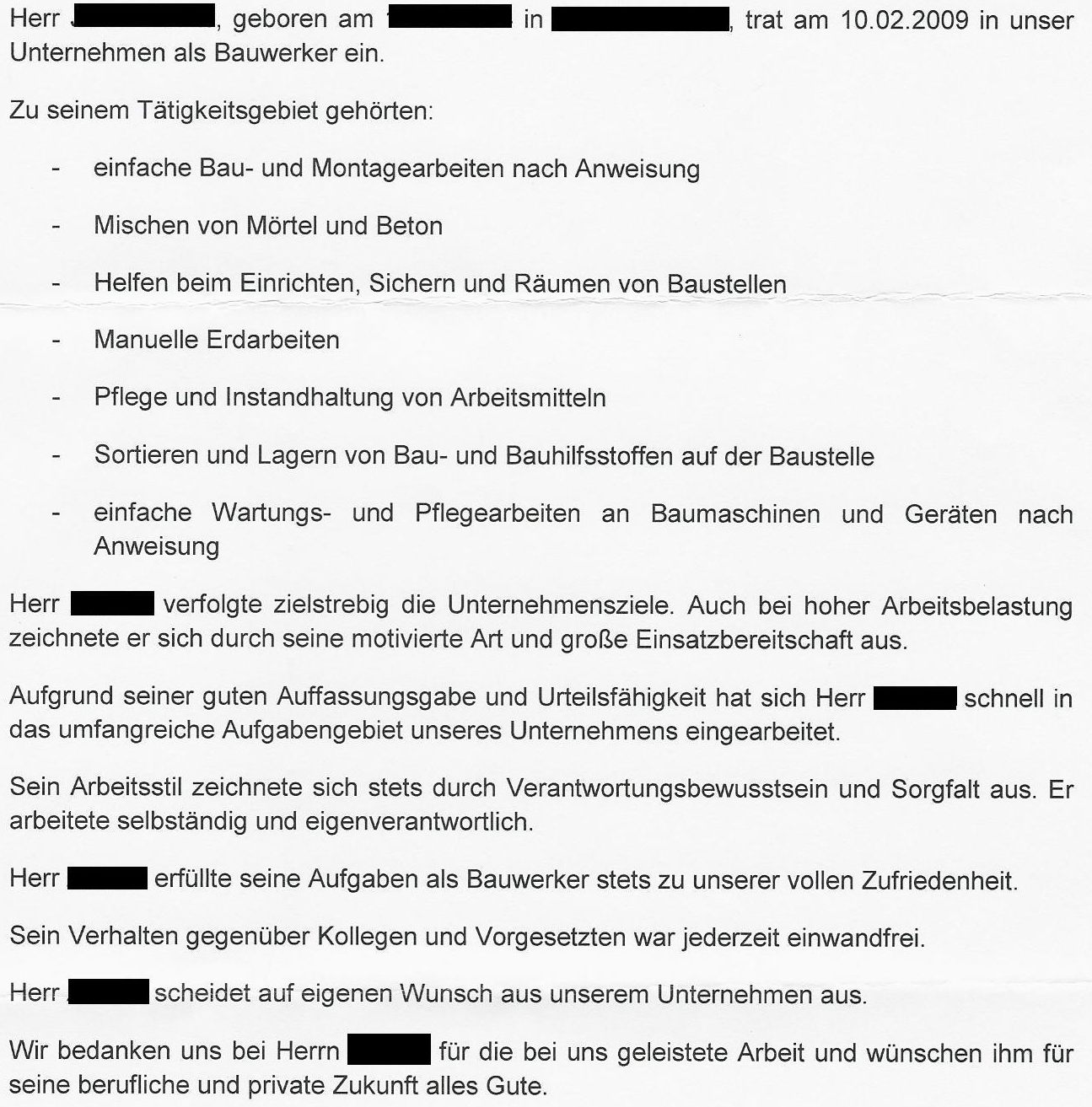 Arbeitszeugnis - Bewertung - Änderungen (Arbeitsrecht)