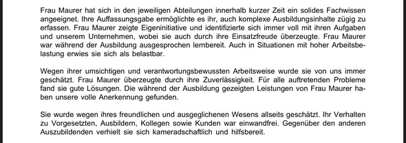 Arbeitszeugnis formulierungen noten belastbarkeit Arbeitszeugnis formulierungen noten belastbarkeit