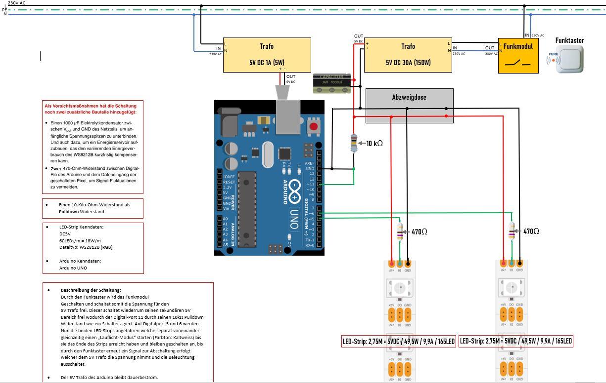 Arduino Lauflicht Programmierung? (Computer, Technik, Spiele und Gaming)