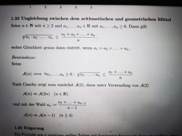 Arithmetisches und geometrisches Mittel? (Mathematik, Mathematiker ...