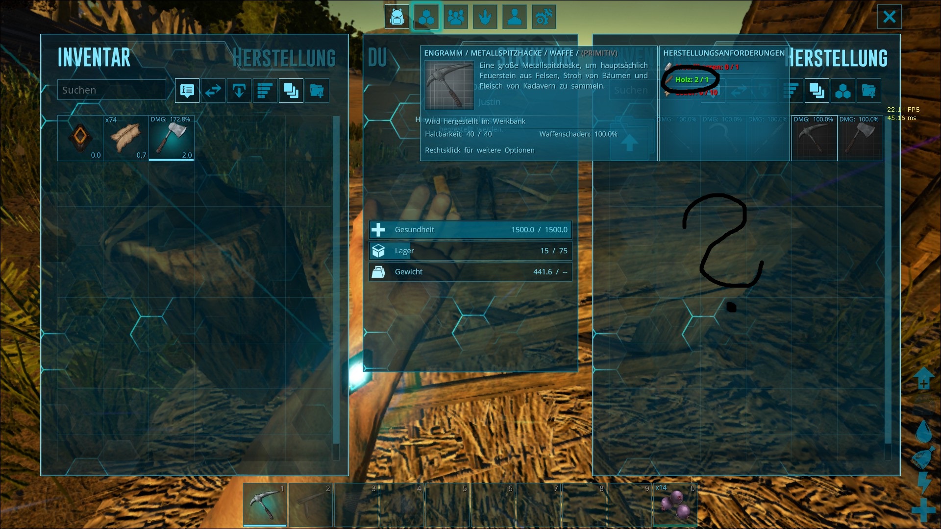 ARK WerkbankInventar Bug!?