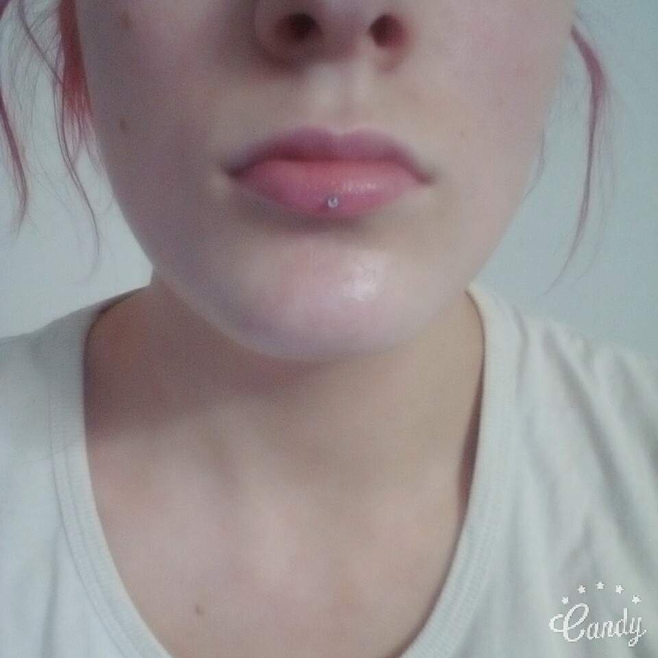ashley schief oder liegt das an schwellung piercing