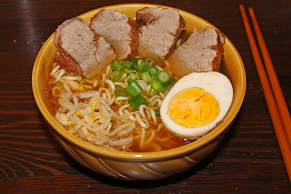 Wie viele Kalorien hat eine Ramen Suppe?