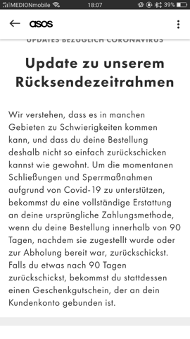 Asos Durfen Die Das Recht Online Shop Rechte