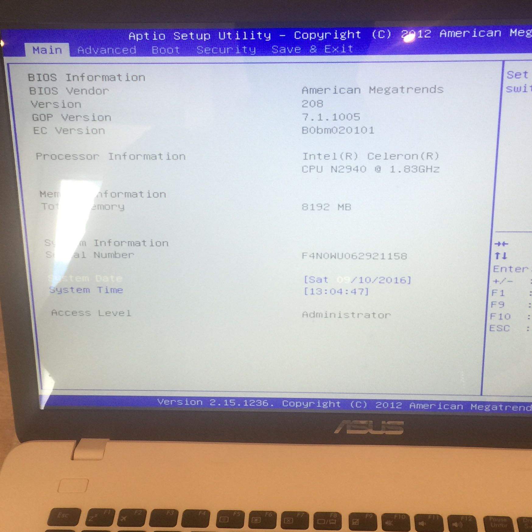Asus Laptop startet direkt ins BIOS, was tun? (Windows)