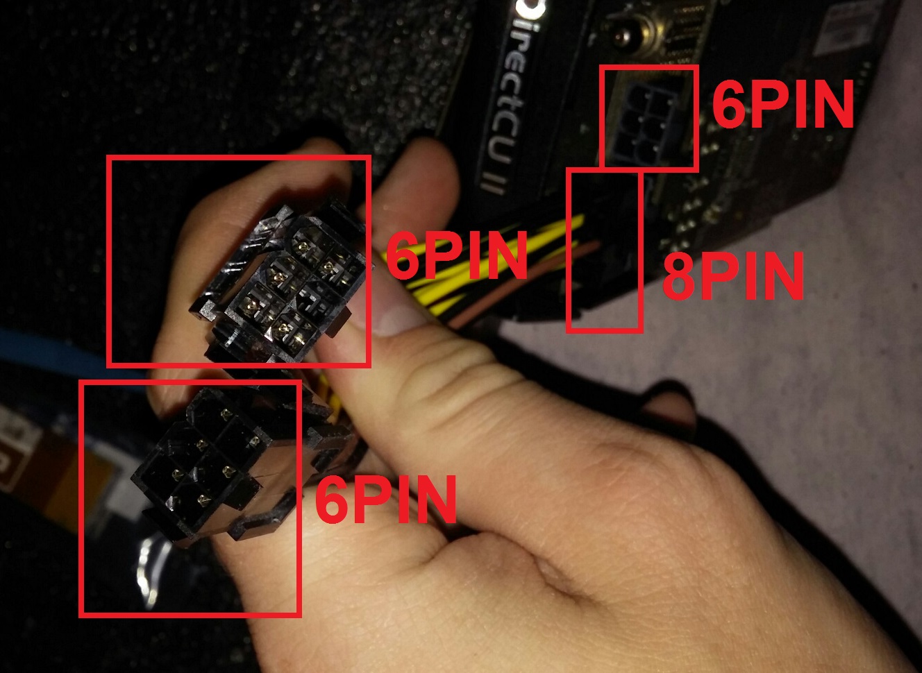 8 Pin Grafikkarte Mit 6 Pin Betreiben www.gutefrage.net