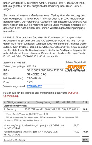 Atriga Inkasso Verlangt Obwohl Ich Bezahlt Habe Was Soll Ich Jetzt Machen Internet Recht Geld