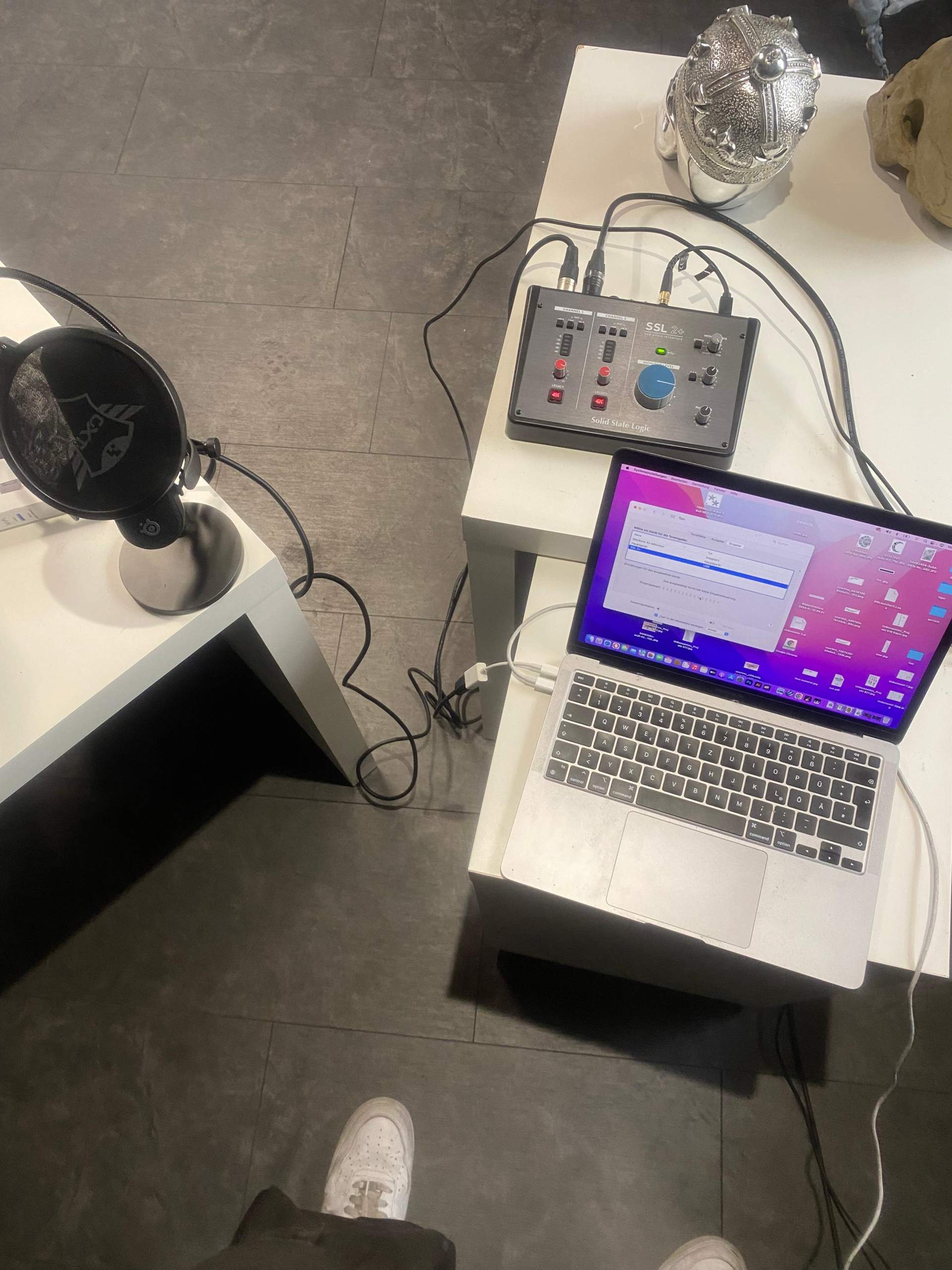 Audio Interface/Microfon mit Pc verbinden? (Kopfhörer, Sound, Mikrofon)