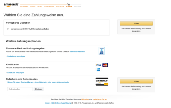 Noch alles okey - (Amazon, Bestellung)