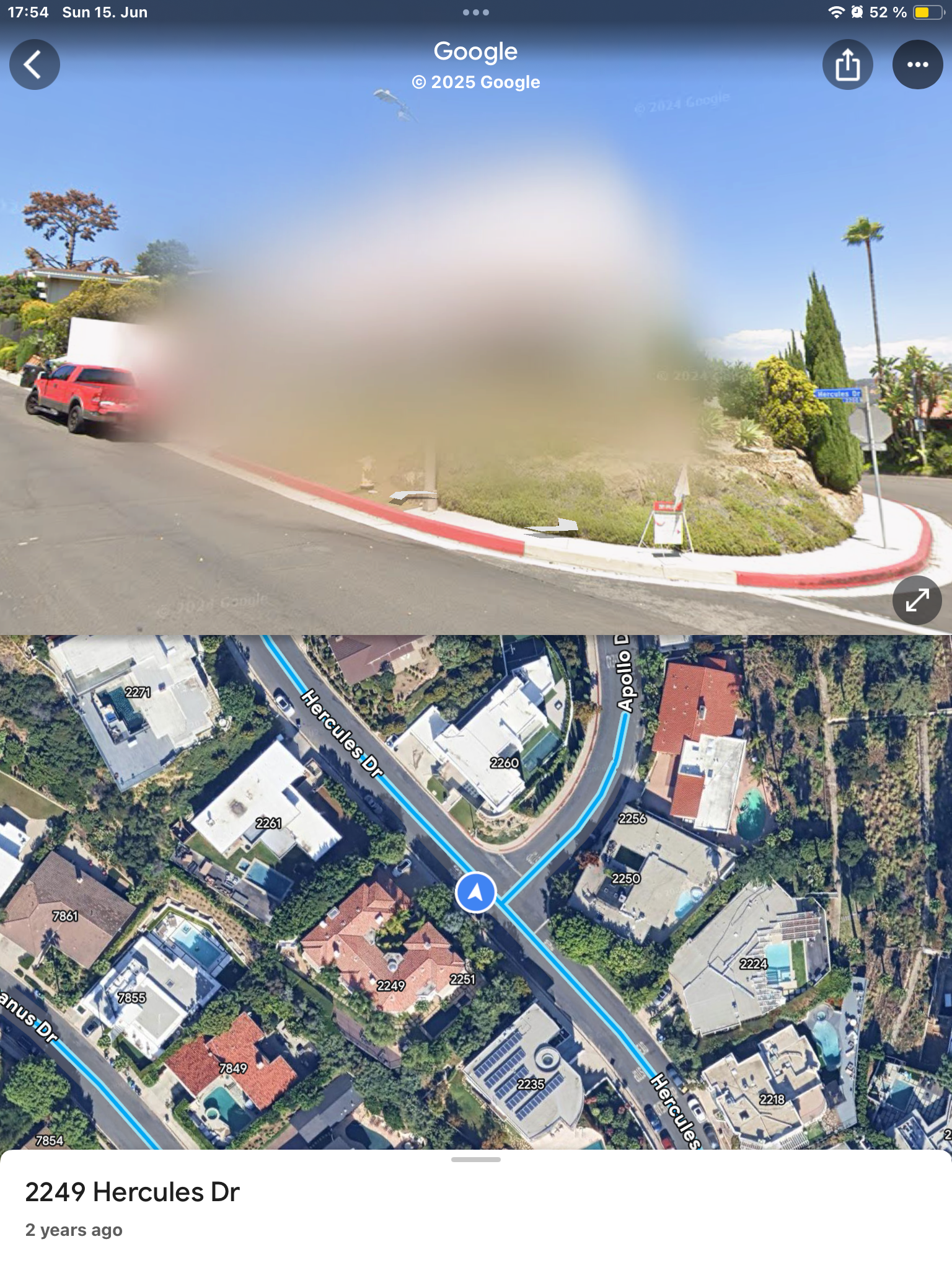 Google Maps Vip Auf Google Maps Häuser und Straßen Abschnitte ausgeblendet wegen Promis ...