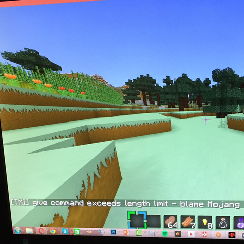 Das steht wenn ich probiere Feuerwerk von TooManyItems probiere zu craften. - (Minecraft, Server, bukkit)