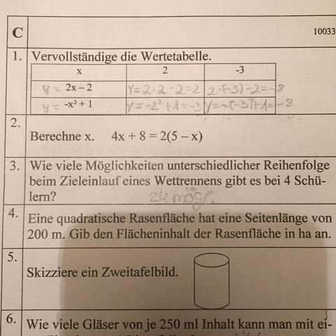 Aufgabe 2 :) Danke 😘 - (Mathe, Aufgabe)
