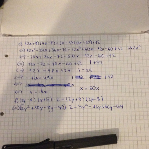 Hilfe - (Mathe, Gleichungen)