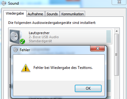 sound - (Bose, kein-ton)